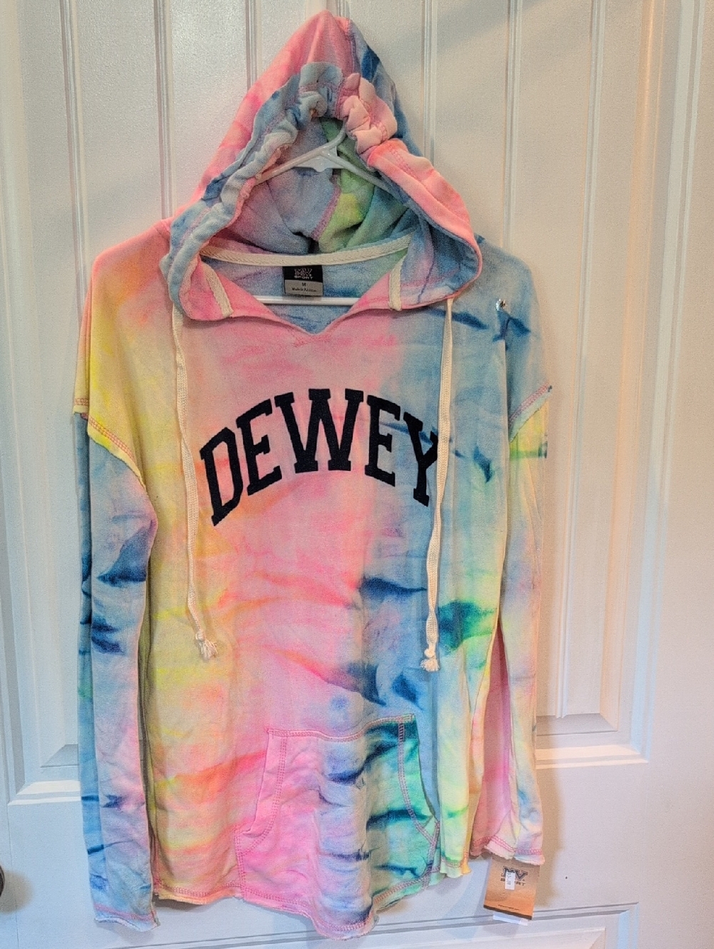 Dewey Tie-Dye Pullover Hoodie - Multicolor